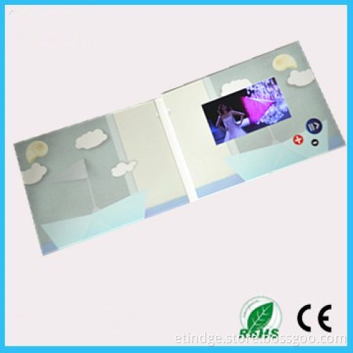 Customized 2.4'' 2.8'' 4.3'' 5'' 7'' 10'' LCD Digital Video Greeting Card /Business Video Card